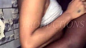 Ghetto slut Lill Shorty GH takes dick quickie, left with dripping pussy