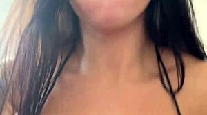 Sultry lady in black bodysuit EXPLORES THE THRILL OF ANAL SEX