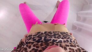 Dick Sucking Lesson By Sexy Babe In Leggings With Big Nipples - Female Pov Blowjob