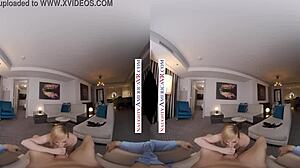 British Kate England interacts naughtily in VR reality