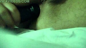 i use an anal dildo to play with my big clit while crossdressing.