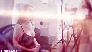 british student in uniform does upskirt joi at party