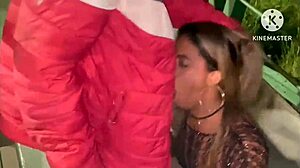 Wife Flashes And Fucks Two Guys On Highway Catwalk