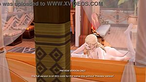 Suggestive wedding scene in hp au 8 3d hentai