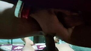 Stepson gropes stepmom's tits and pussy on bus