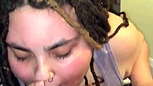 Love feeling big black cock harden in my mouth 😍