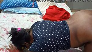 Ebony BbW Halloween Anal