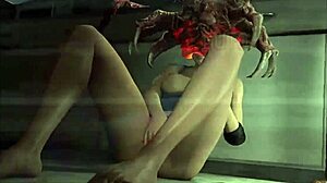 Resident Evil SLIPPY dancing solo STRIPTEASE