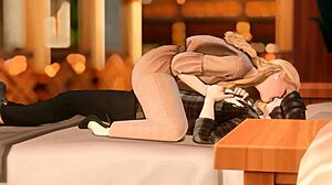 Suggestive wedding scene in hp au 8 3d hentai