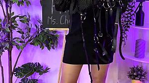 Sexy Milf Boldly Puts On Leather Harness Suit For Intense Solo Play