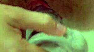 busty redhead masturbates closeup 😍