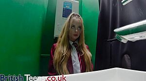 teen sucks my cock at gloryhole, mmm