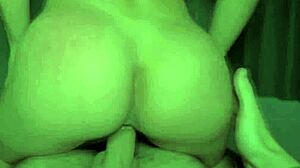 Intriguing AI simulation of couple in outdoor fitness spanking and creampie