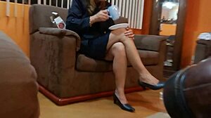 My wife dresses for the party, enjoys the meeting, and returns with my best friend to fuck in our bed.