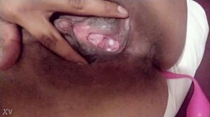I masturbate my pussy for your comments while husband works!