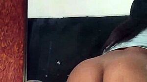 i grabe her by the miror as the teen whor rides my big cock anally