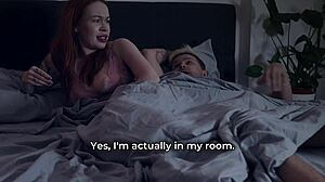 My Redhead Stepmom Sneaks Into My Bed At Night Desperate For My Hard Dick