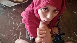 Muslim Sucks Big Cock and Cums on Mouth.