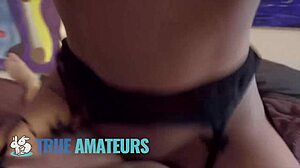 Pierced Brunette Melissa Deepthroats POV