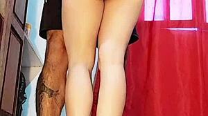 Boyfriend Breaks Ass With Big Black Cock Doggystyle For First Time