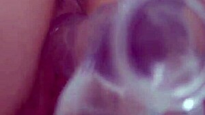 busty redhead masturbates closeup 😍