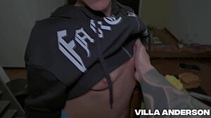 Intriguing AI simulation of couple in outdoor fitness spanking and creampie