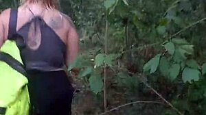 Adventure in public woods with deepthroat?