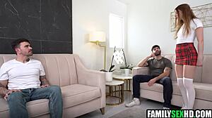 Uncle catches stepdaughter blowing best friend