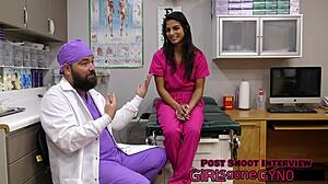 Misty Addams Undergoes Yearly Physical With Anal Fingering And Assfucking.