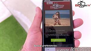 German Tattoo Model With Thick Tits Meets Stranger At Real Date