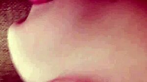 Redhead karla rose licking my balls in homemade pov ass worshiping session with amateurs