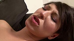 Vanessa's hairy bush stuffed with black dick?