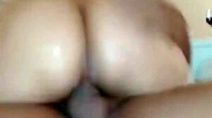 Hard creampie pounding