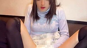 cute shemale ass masturbation