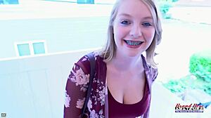 Blonde Sucks And Bangs