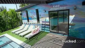 Babysitter Caught Breaking