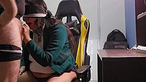 Mexicana Student Milks Tits!