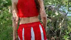 barefoot forest walking