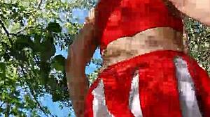 barefoot forest walking