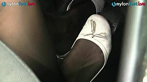 redhead panties tease