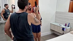 BBW Anal Cum Swallow