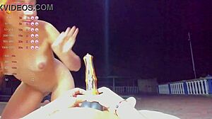 Latina Squirting Dildo Finish