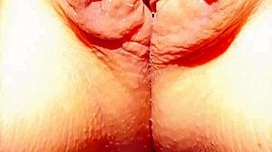 Mature labia spreading
