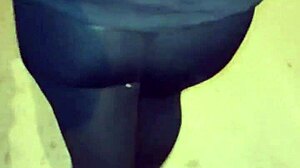 Mature See-Through Leggings