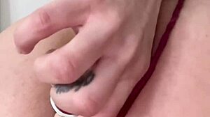 Anal plug BBC orgasm