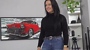 Brunette Casting Shag