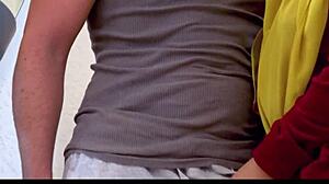 Muslim Beauty Seduces Trainer