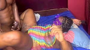 African Sluts Threesome Cumshot