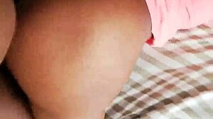 big ass ebony gets doggystyle cum shot quick