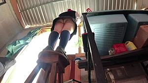 Upskirt Student Recording